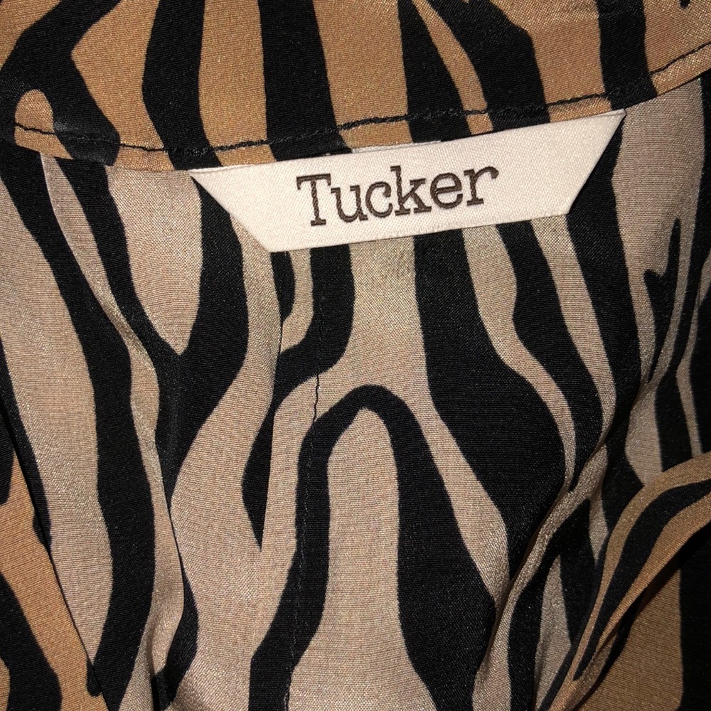 COPY - Tucker Market Dress (Tan Zebra/Small/NWOT) - Picture 2 of 5